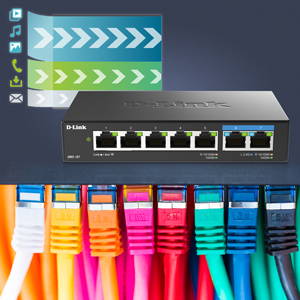 QoS Quality of Service prioritize network traffic efficiency VoIP surveillance