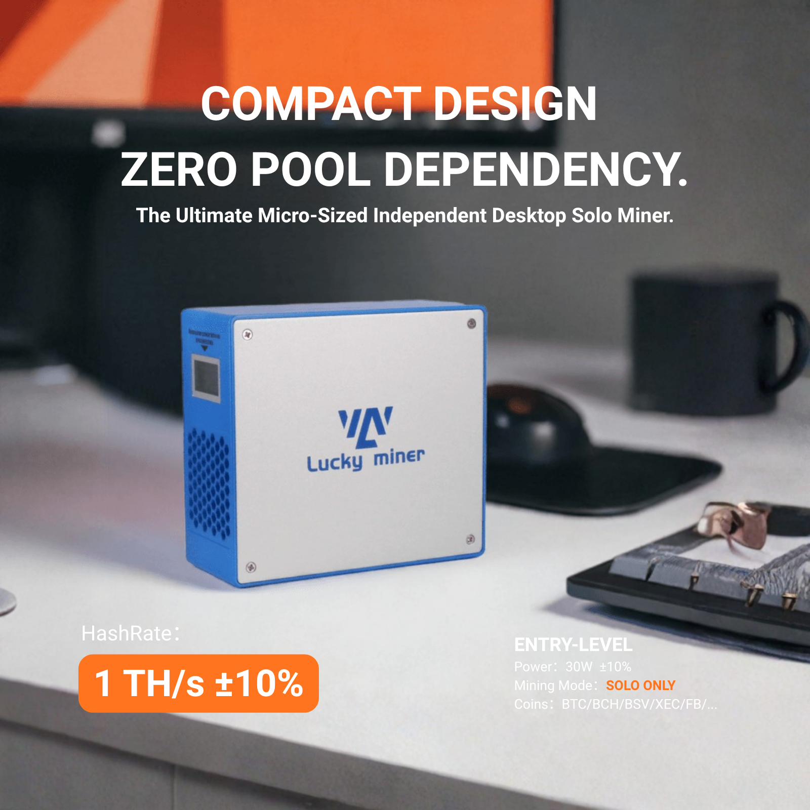 Luckyminer LV07 Desktop Solo Miner