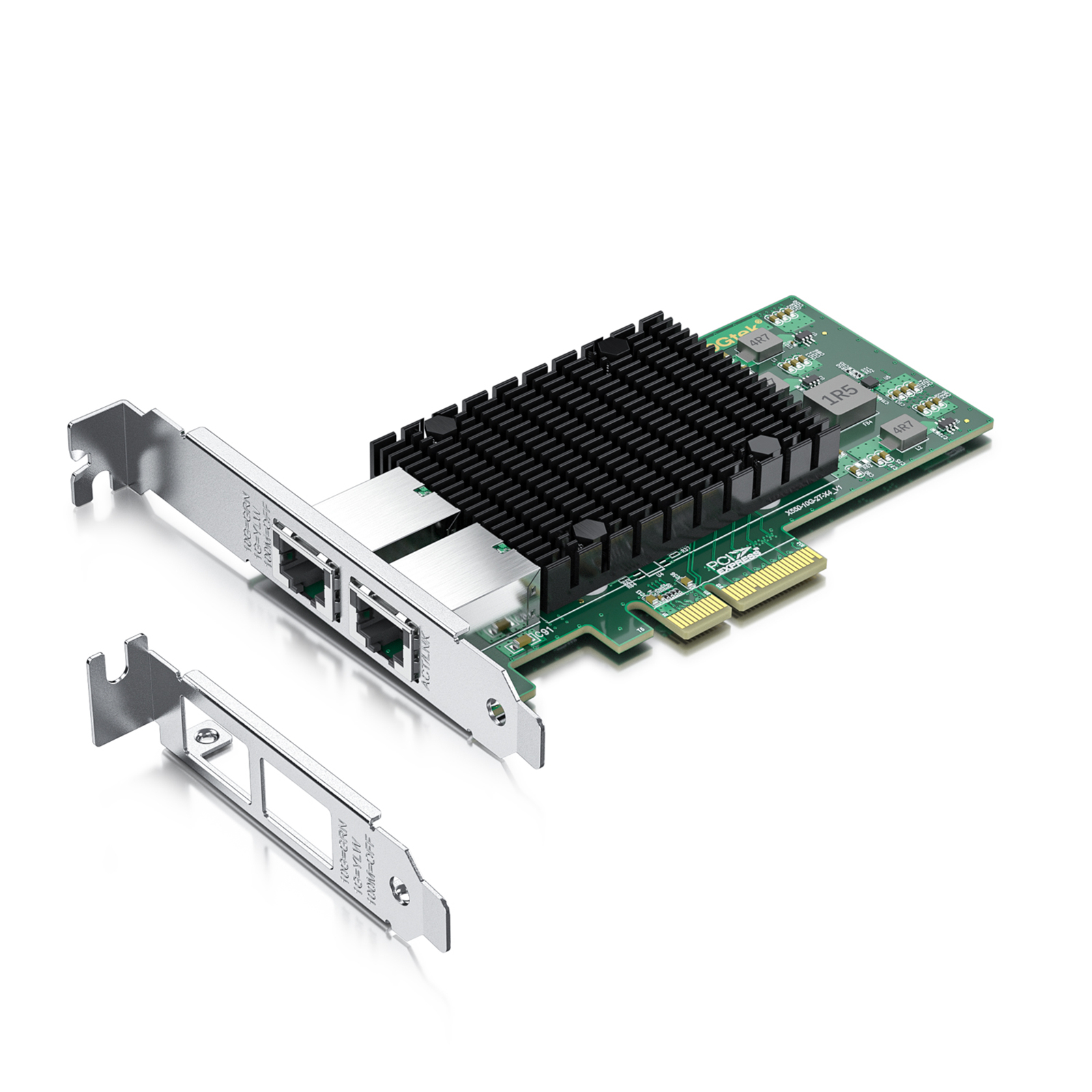 Compare to Intel X550-T2, 10Gb PCI-E NIC Network Card, Dual Copper