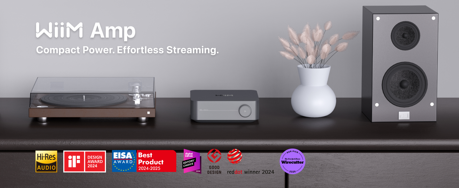 WiiM Amp Multiroom Streaming Amplifier