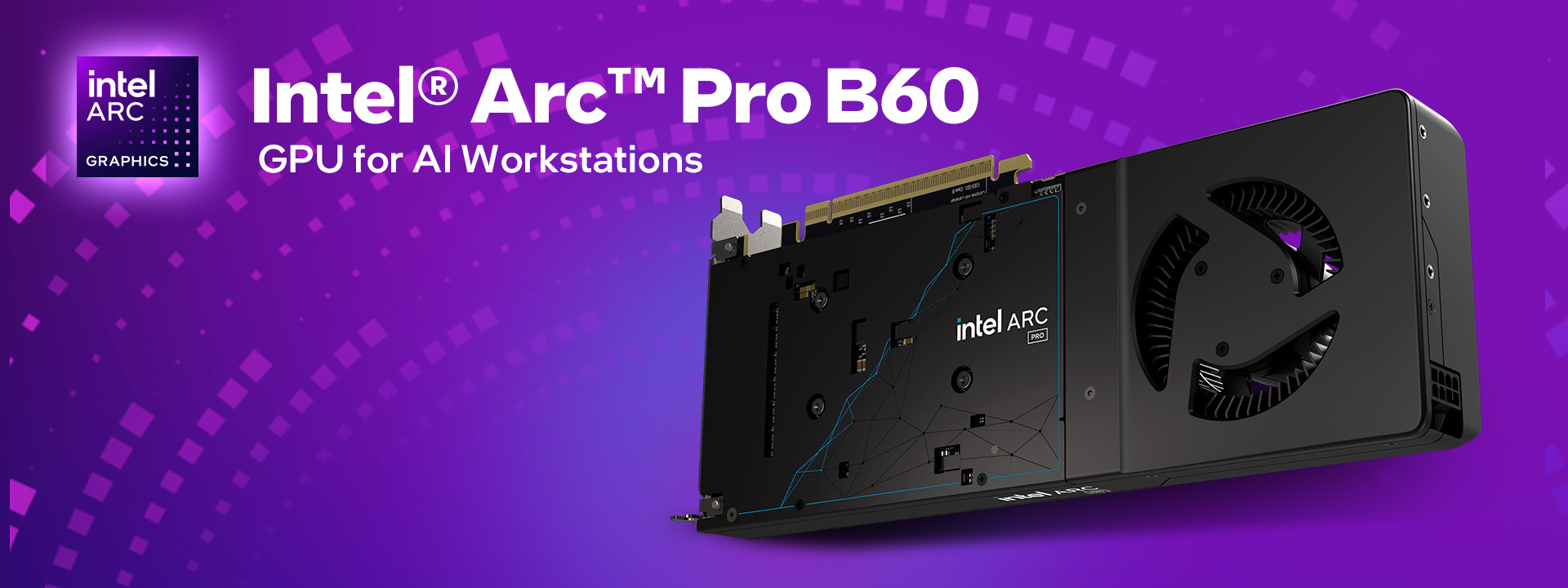 ARKN INTEL ARC PRO B60 AI and Workstation Graphics Card