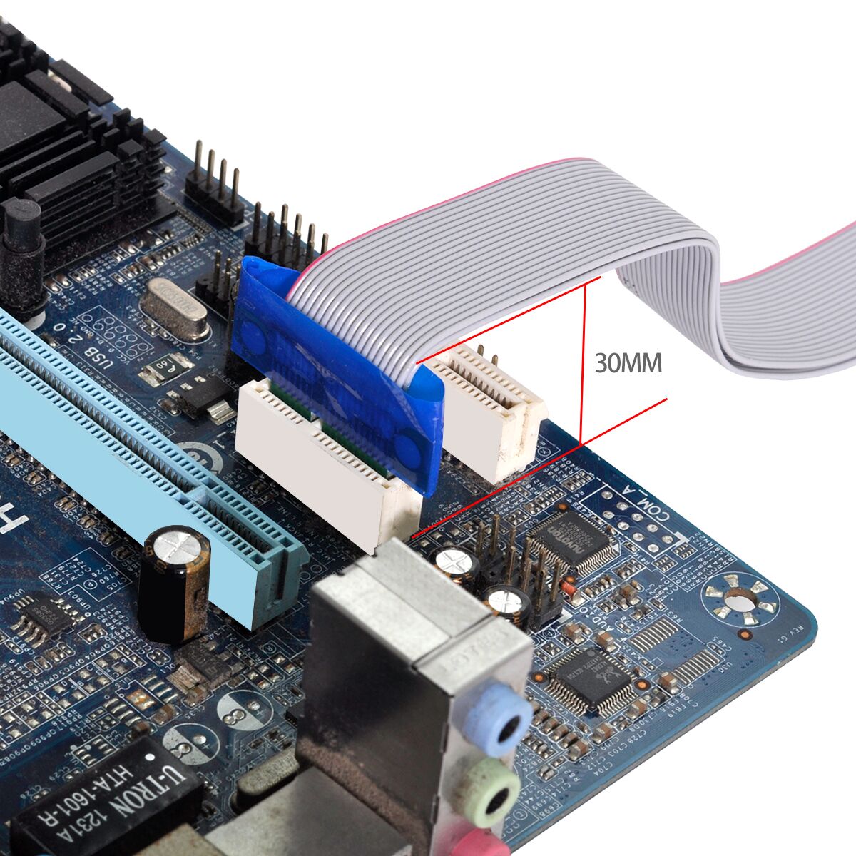 PCI-E Express 1X Slot Riser Card Extender