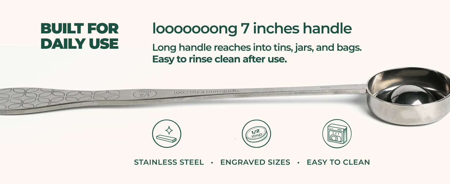 long handle spoon