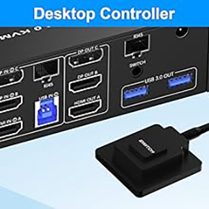 Wired Remote Control Supports wired remote switching for easy cable management, you can switch