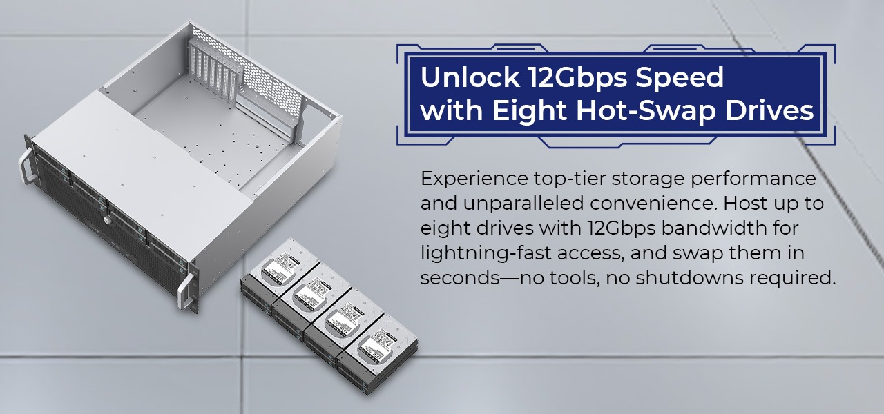 Rosewill RSV-H408 4U Rackmount Server Chassis