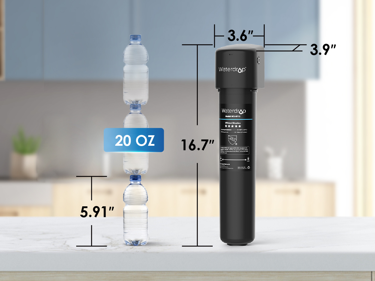 15ub under sink water filter system
