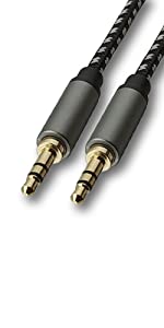 SatelliteSale 3.5mm Aux Nylon Stereo Cable