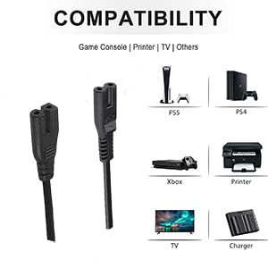 SatelliteSale 2 Prong Replacement Power Cords