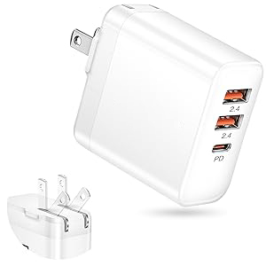 Technical Specification:  Total Power: 30W Input: 100-240V~50/60Hz 1.0A 3-Port: 1* USB-C+ 2* USB-A O