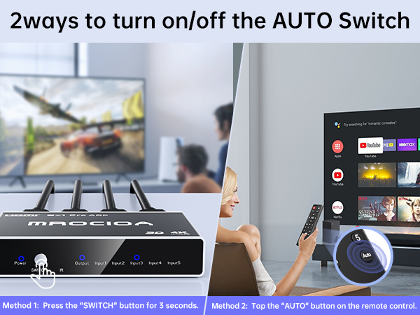 auto switch hdmi switch