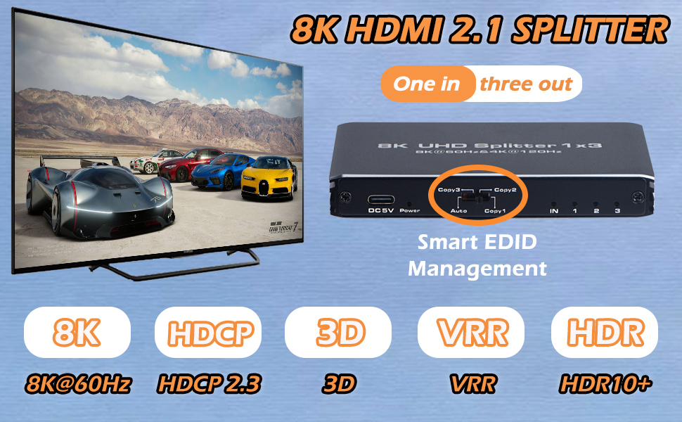 HDMI 2.1 Splitter