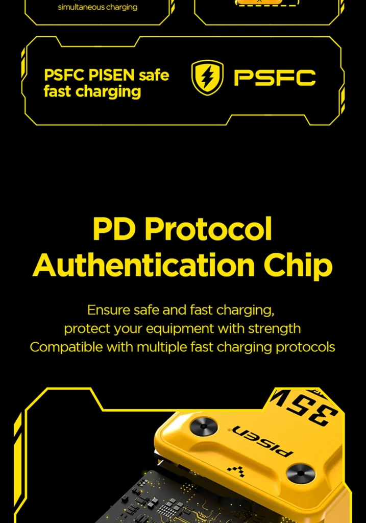 PISEN PD35W Mecha 2-Port Fast Charger (US)
