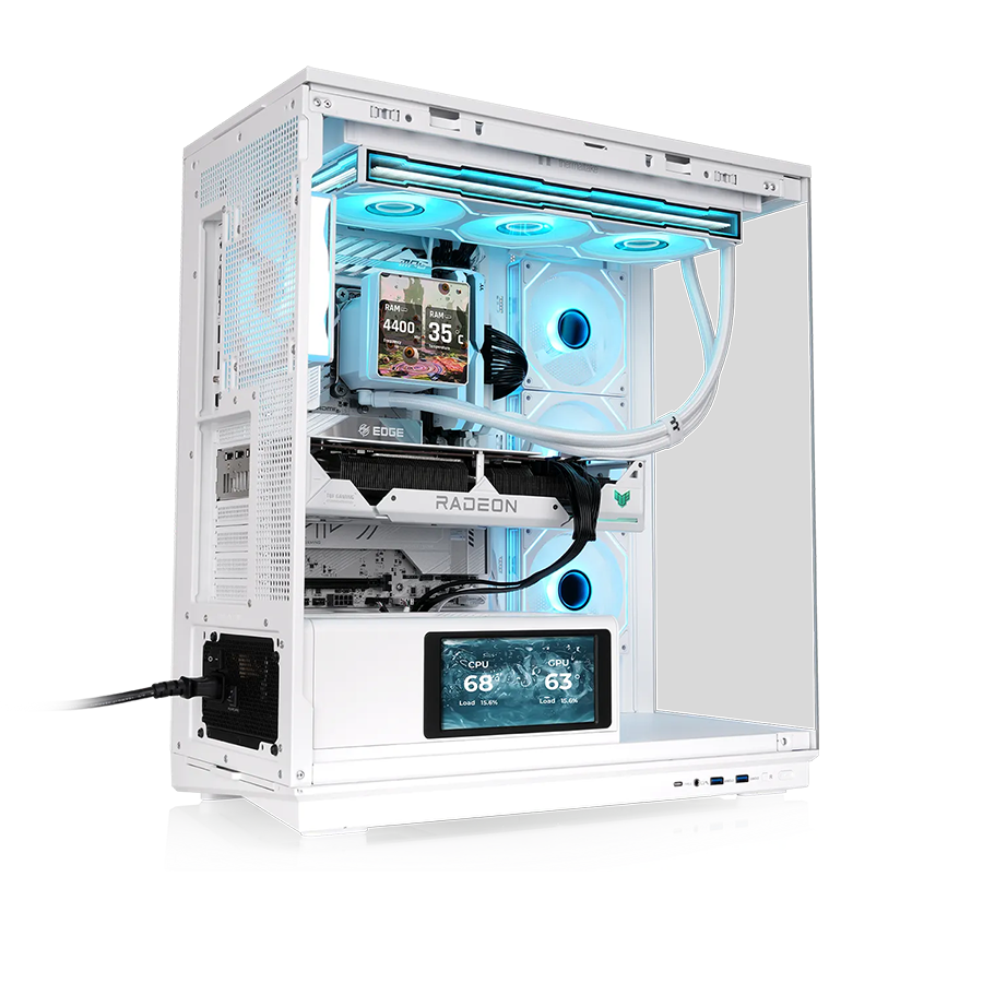 Thermaltake Stage 450 TG ARGB Mid Tower Chassis - Snow
