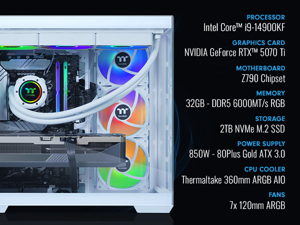 Thermaltake NE i1470TS-V380S Gaming Desktop PC