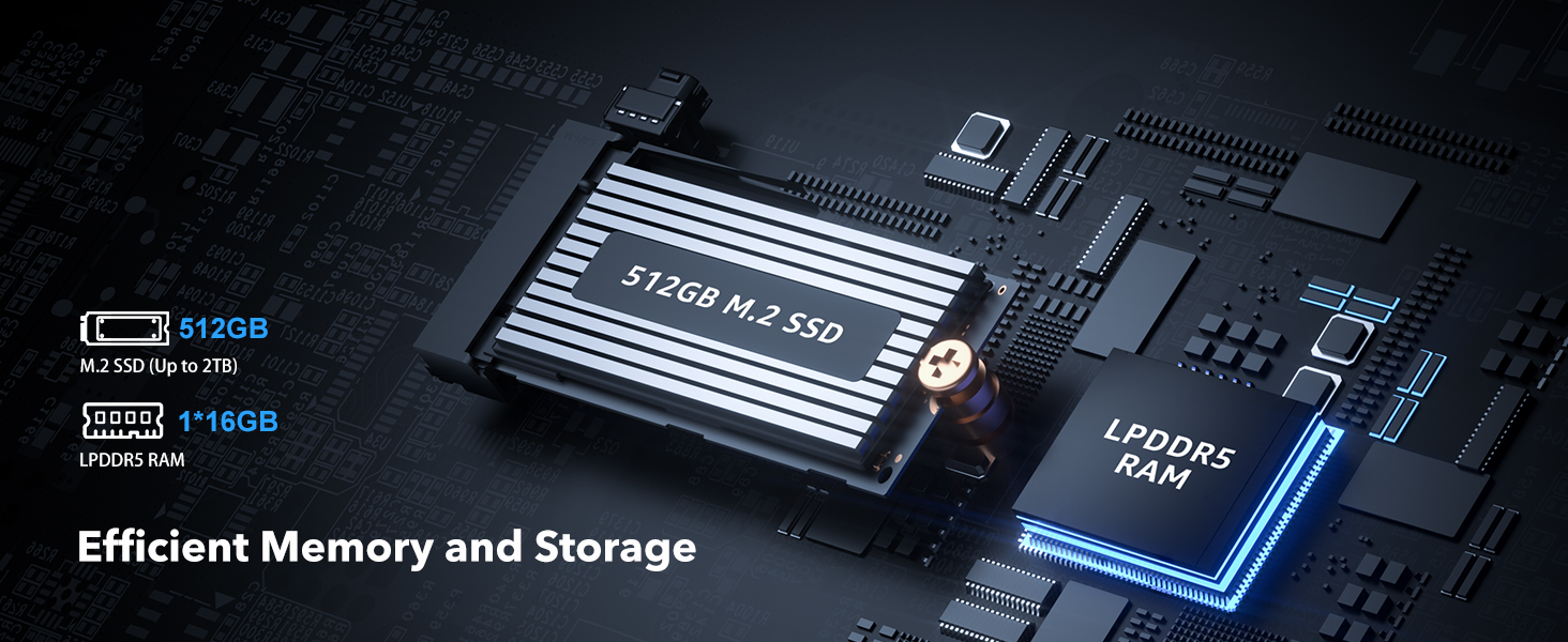 16gb ram  512GB SSD