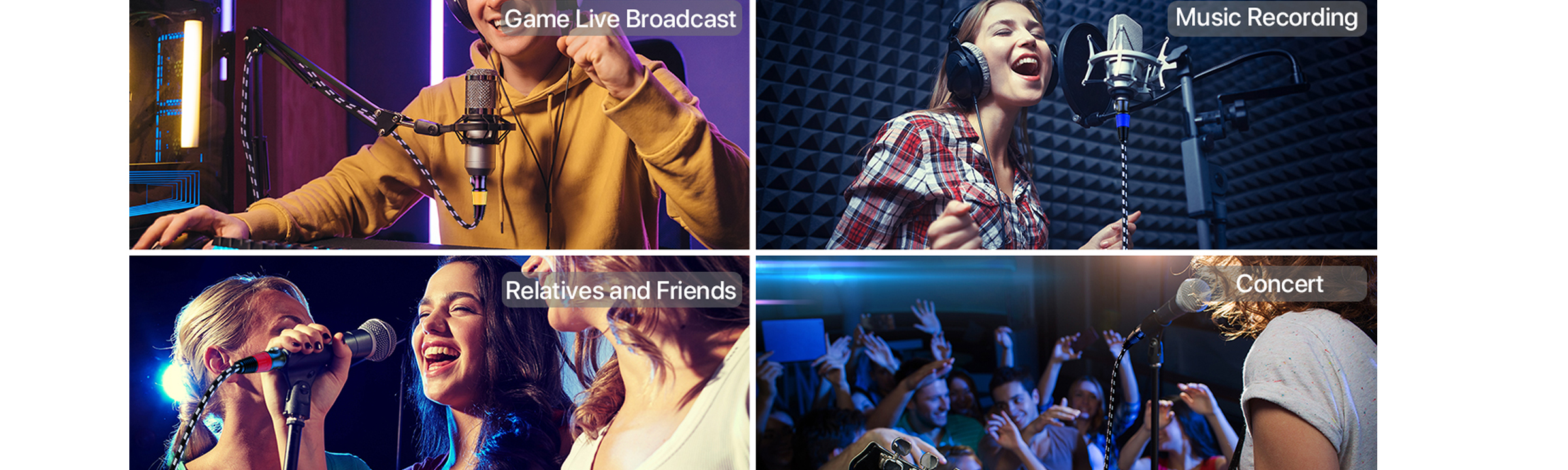 EBXYA cables have been designed and tested to provide you with years of reliable use. This EBXYA Mic