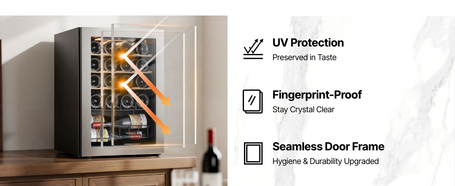 dual-pane UV glass door