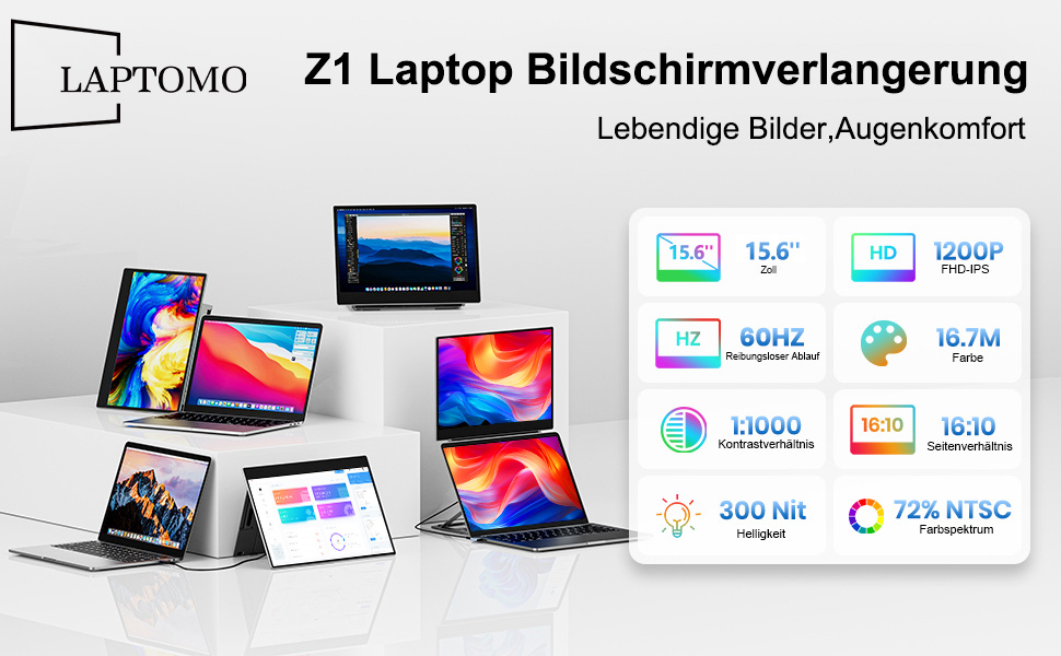 Z1 LaptopBildschirmverlangerung