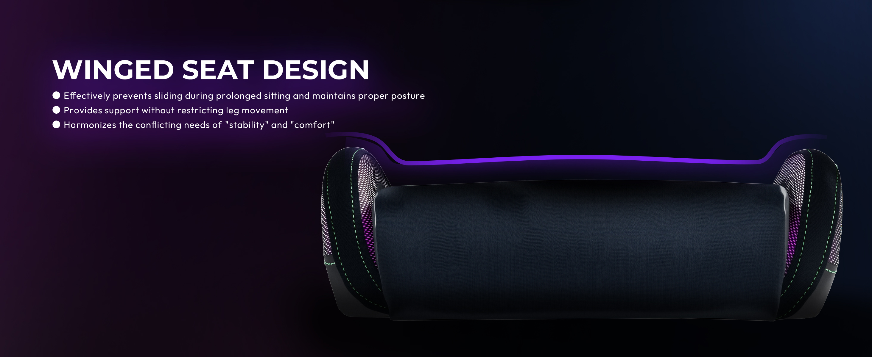 WINGED SEAT DESIGN