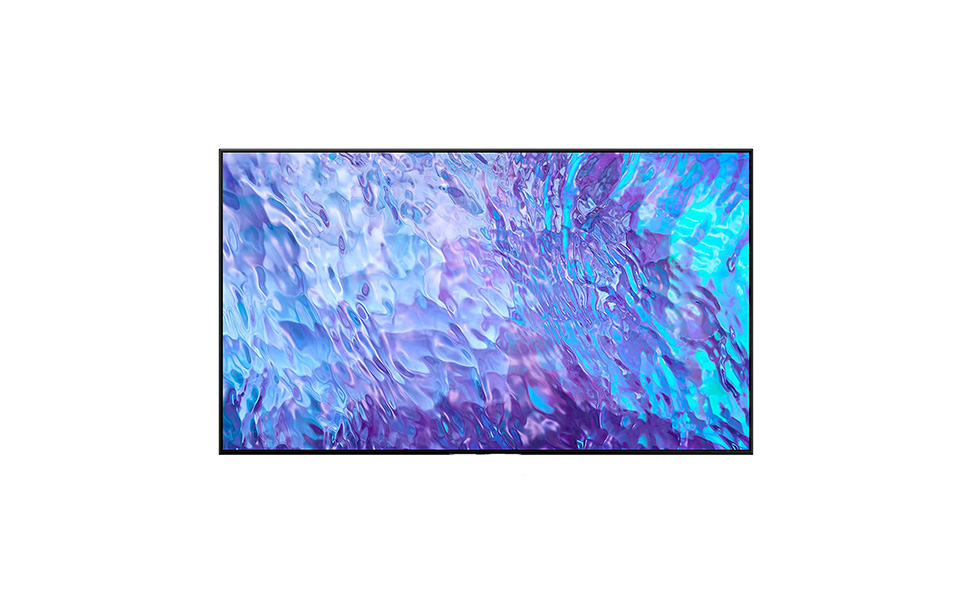 Samsung Q80CA Series TV with a Samsung Soundbar