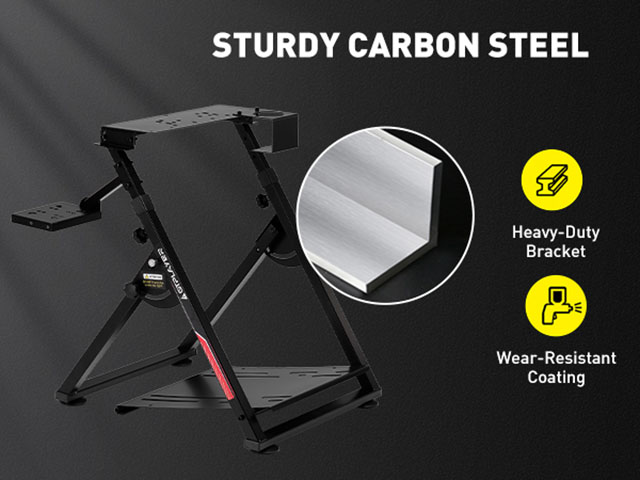 Sim Racing Wheel Stand Simulator Cockpit Wheel Stand fit for Logitech G25 G27 G29 G920 G923 Thrustma