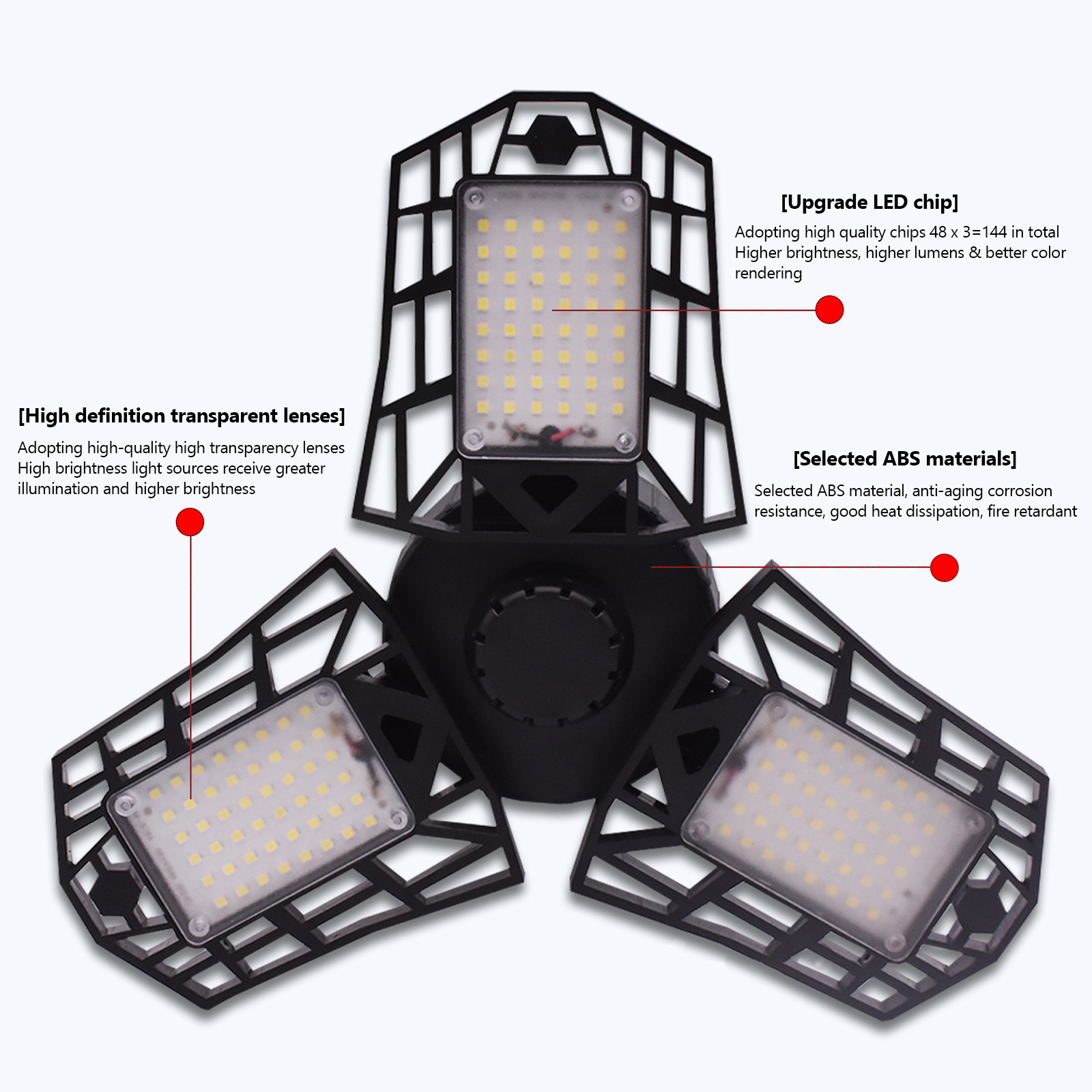 8000LM LED Garage Light