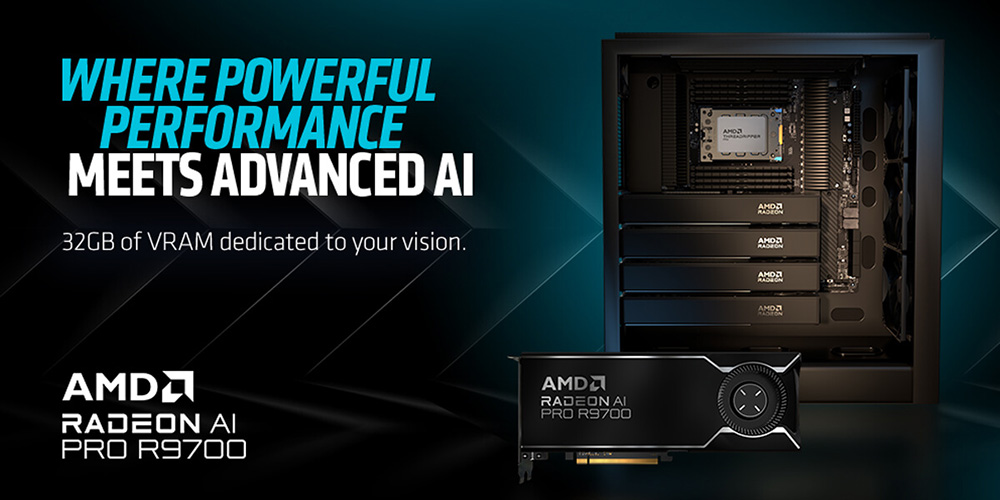 ASUS TURBO Radeon™ AI PRO R9700 Video Card