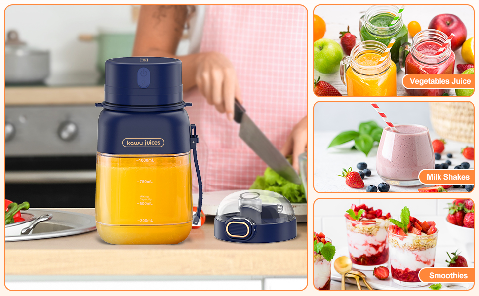 It can be used to make fruit juice, vegetable juice, and smoothies.