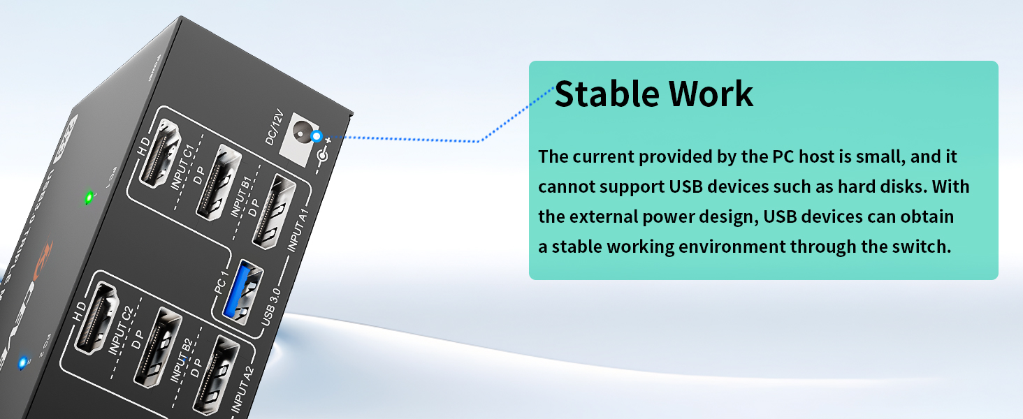 Among the 3 monitors, you can choose mirror mode or extension mode according to your needs. Mirror m