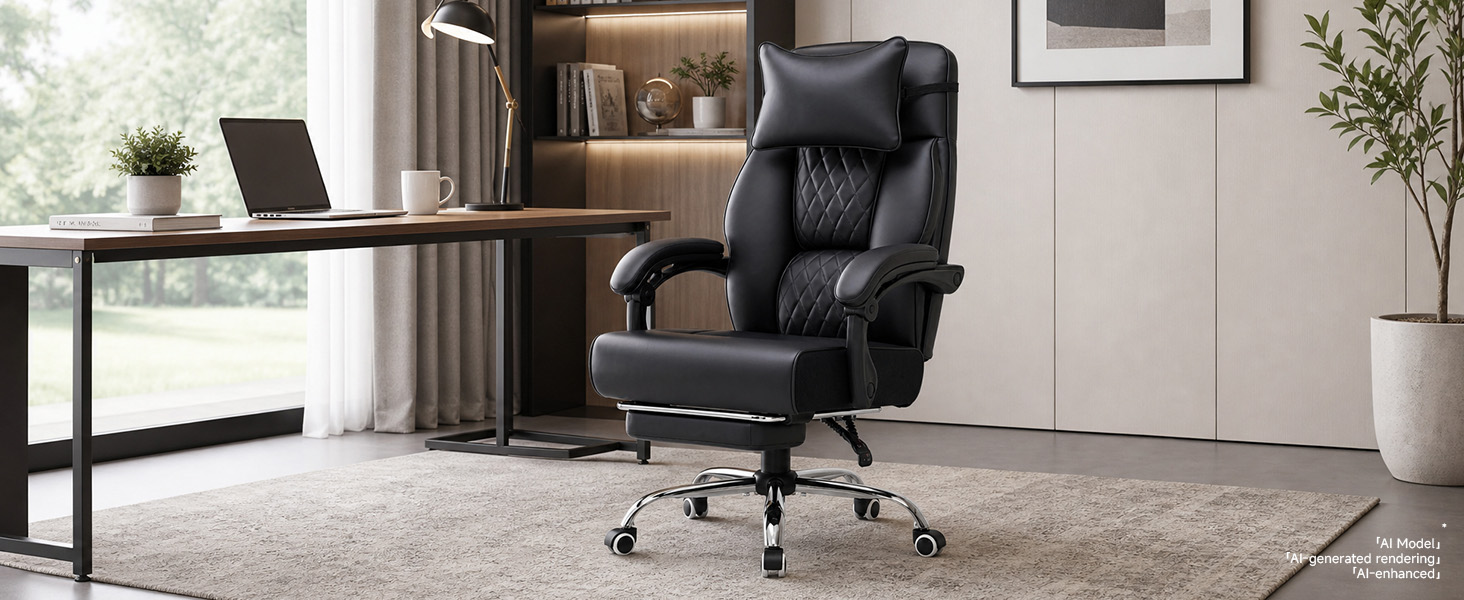 GTPLAYER Big and Tall Office Chair