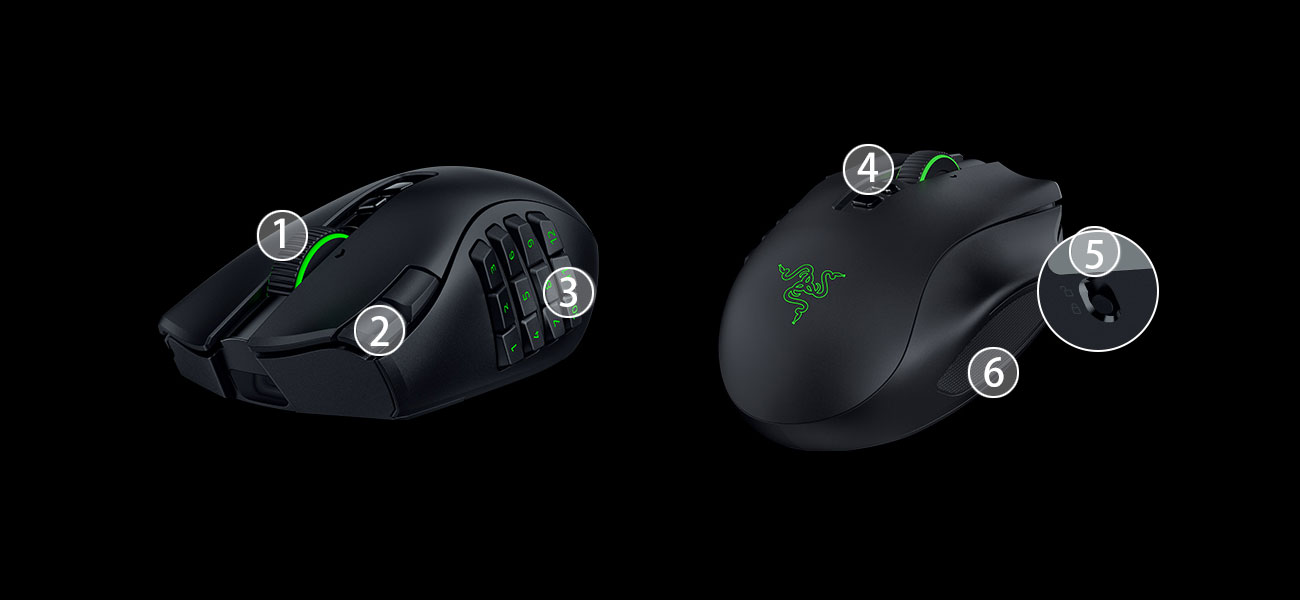 Razer Naga V3 Pro Wireless MMO Gaming Mouse