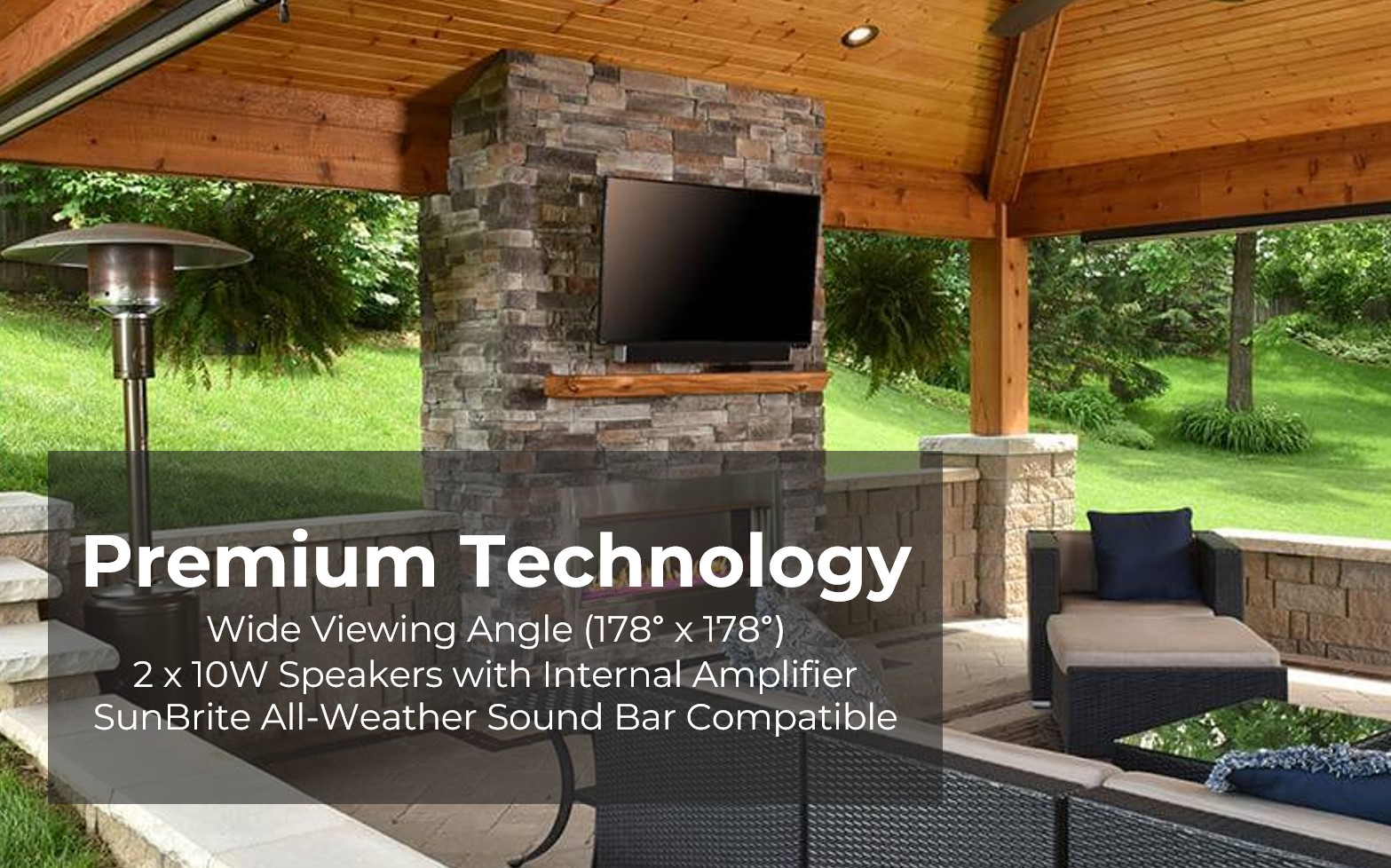 More Tech - SunBrite Veranda 2 Full Shade Outdoor TV