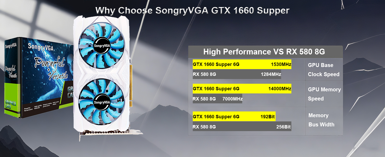 GTX 1660 Supper 6GB Gaming Graphics Card