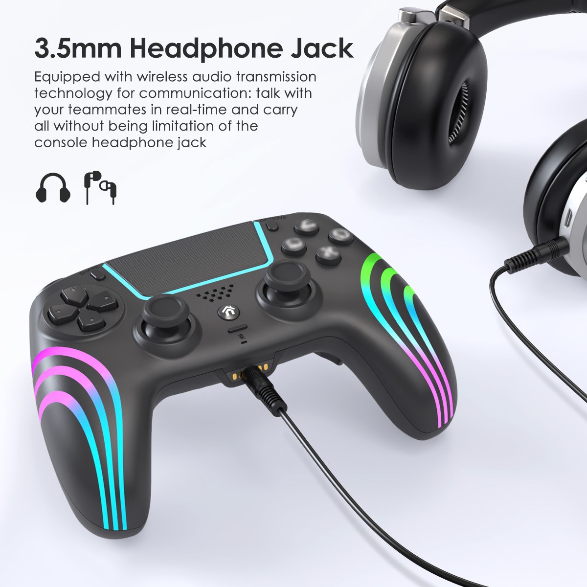 3.5mm headphone jack equipped