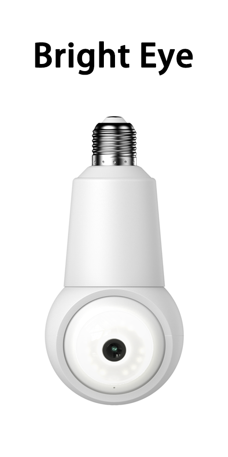 Bright Eye Light Bulb Security Camera