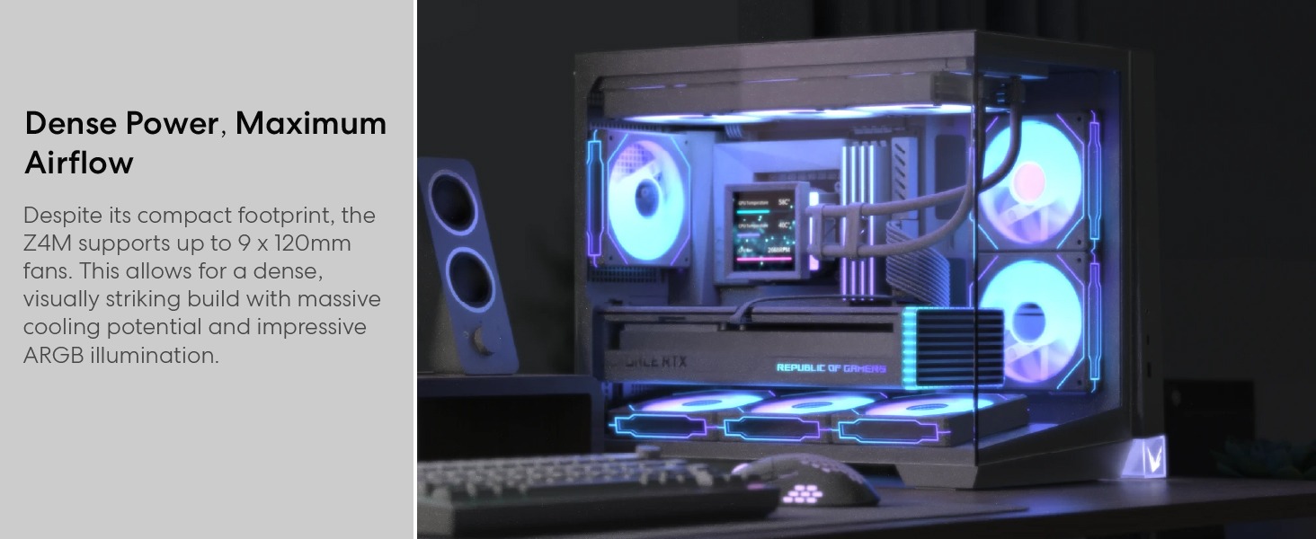 Formula V Line Crystal Z4M Plus Mid-Tower PC Case