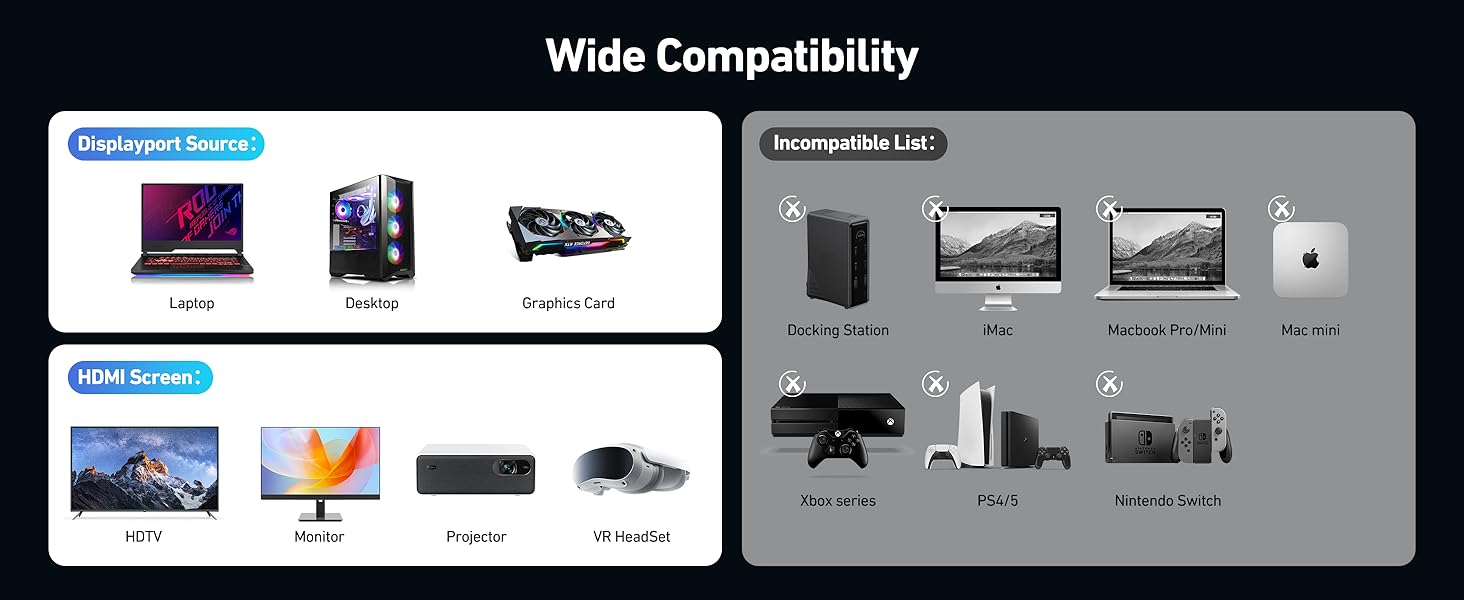 wide compatibility