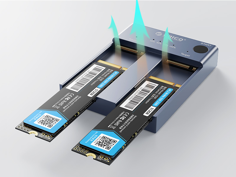 MS-CLONER-NVME, CoreParts USB3.2 Type C (10Gpbs) M.2 NVMe SSD