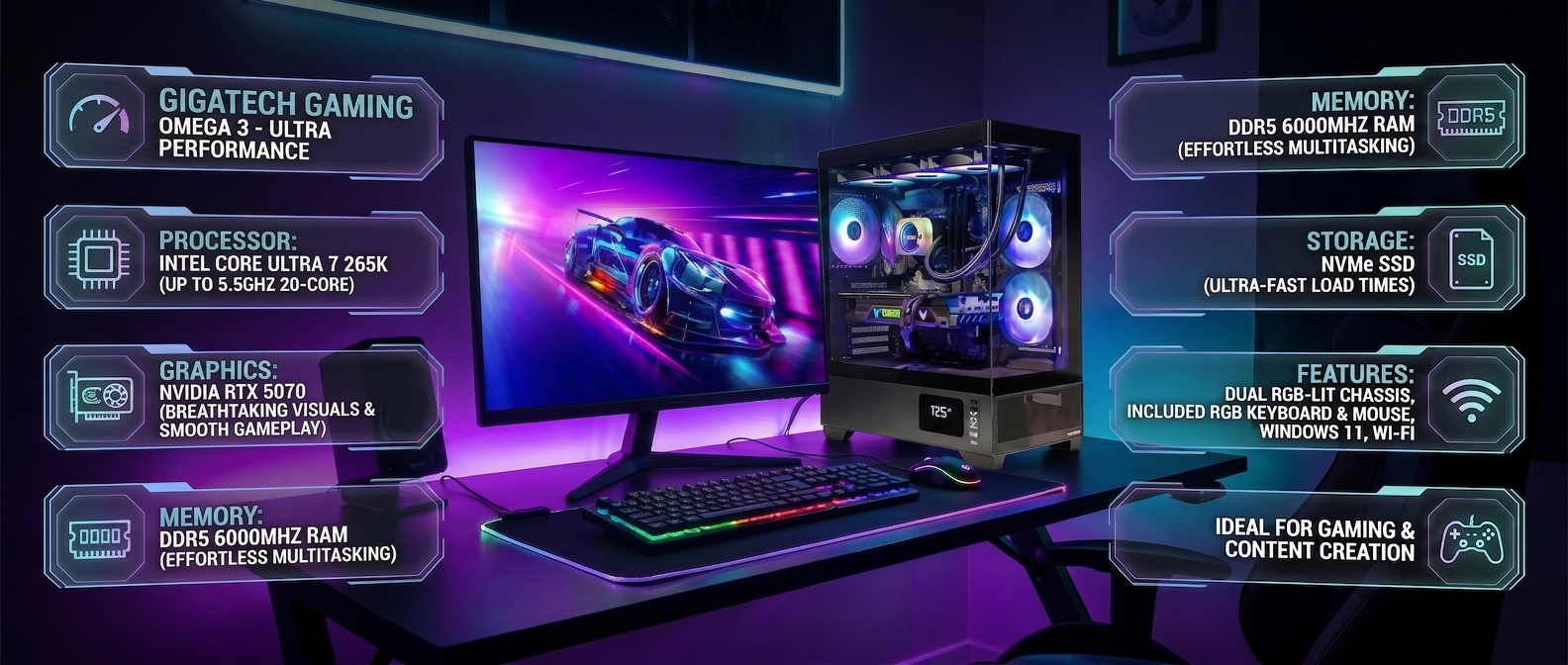 Gigatech Gaming Titan 7 specs