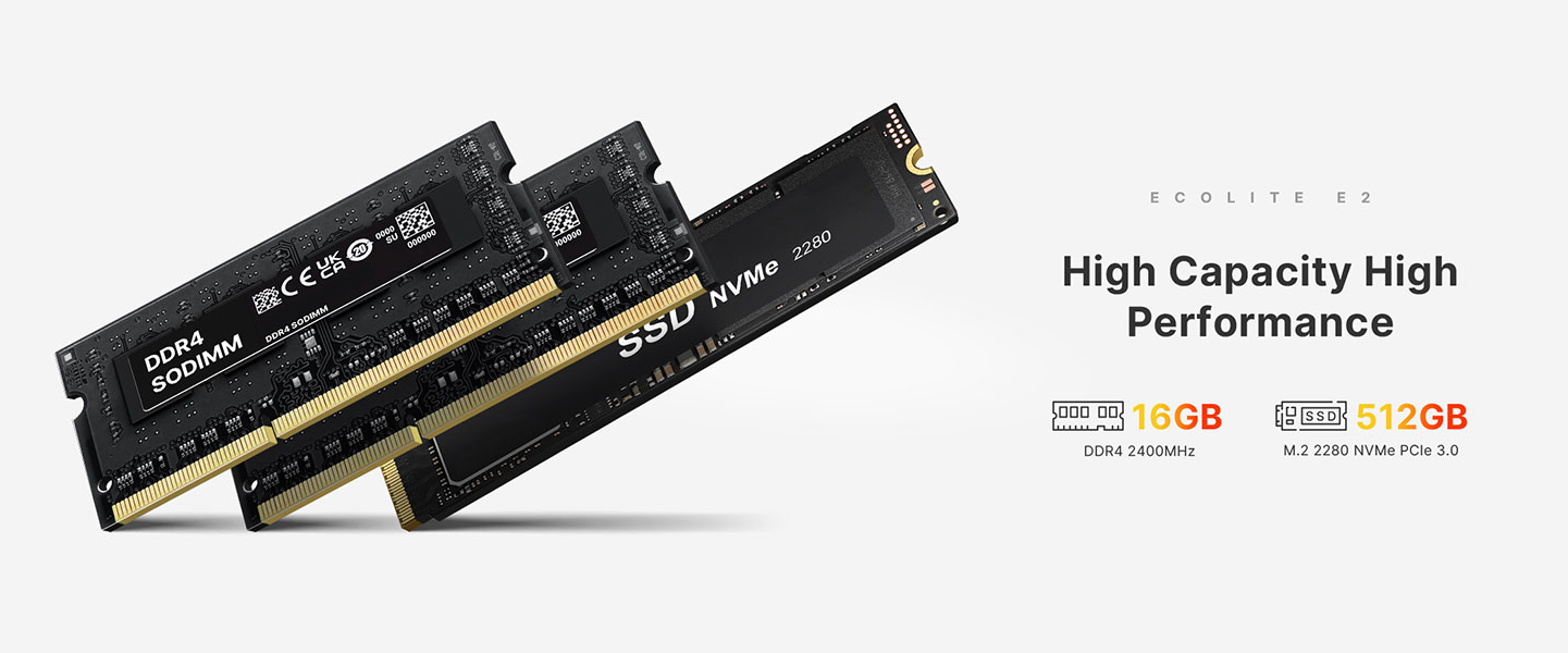 mini pc; DDR4 AND SSD