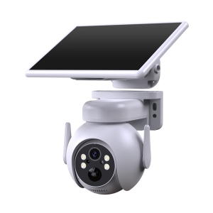 inLifeCam 3.0MP Tuya Smart APP Outdoor Pan Tilt PTZ Battery Solar Panels Full Color Night IP Camera