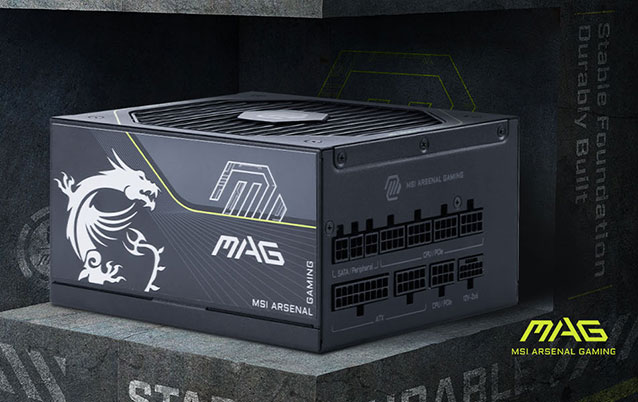 MSI MAG A1200PLS PCIE5 Fully Modular Gaming 1200W Power Supply