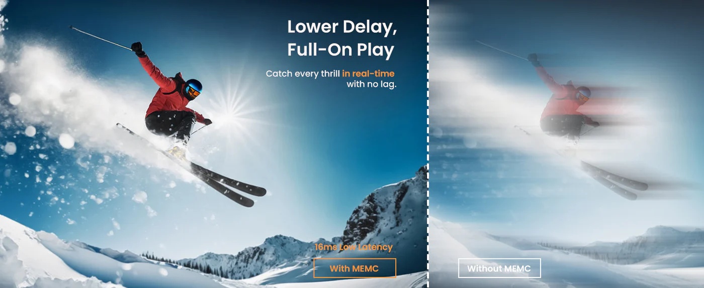 JmGO N1S Infinity 4K UHD Triple Laser Projector 