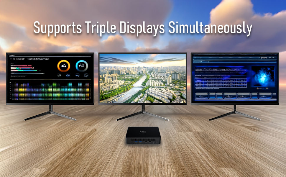 triple displays