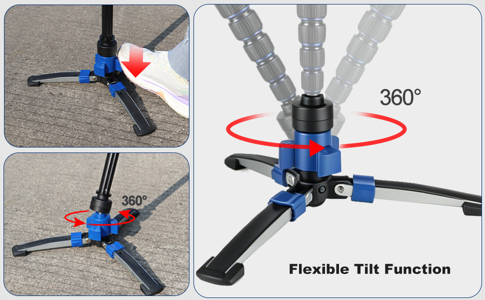 Monopod Base with Pedal