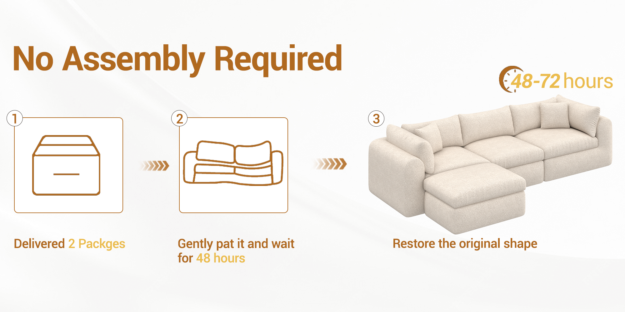 no assembly required