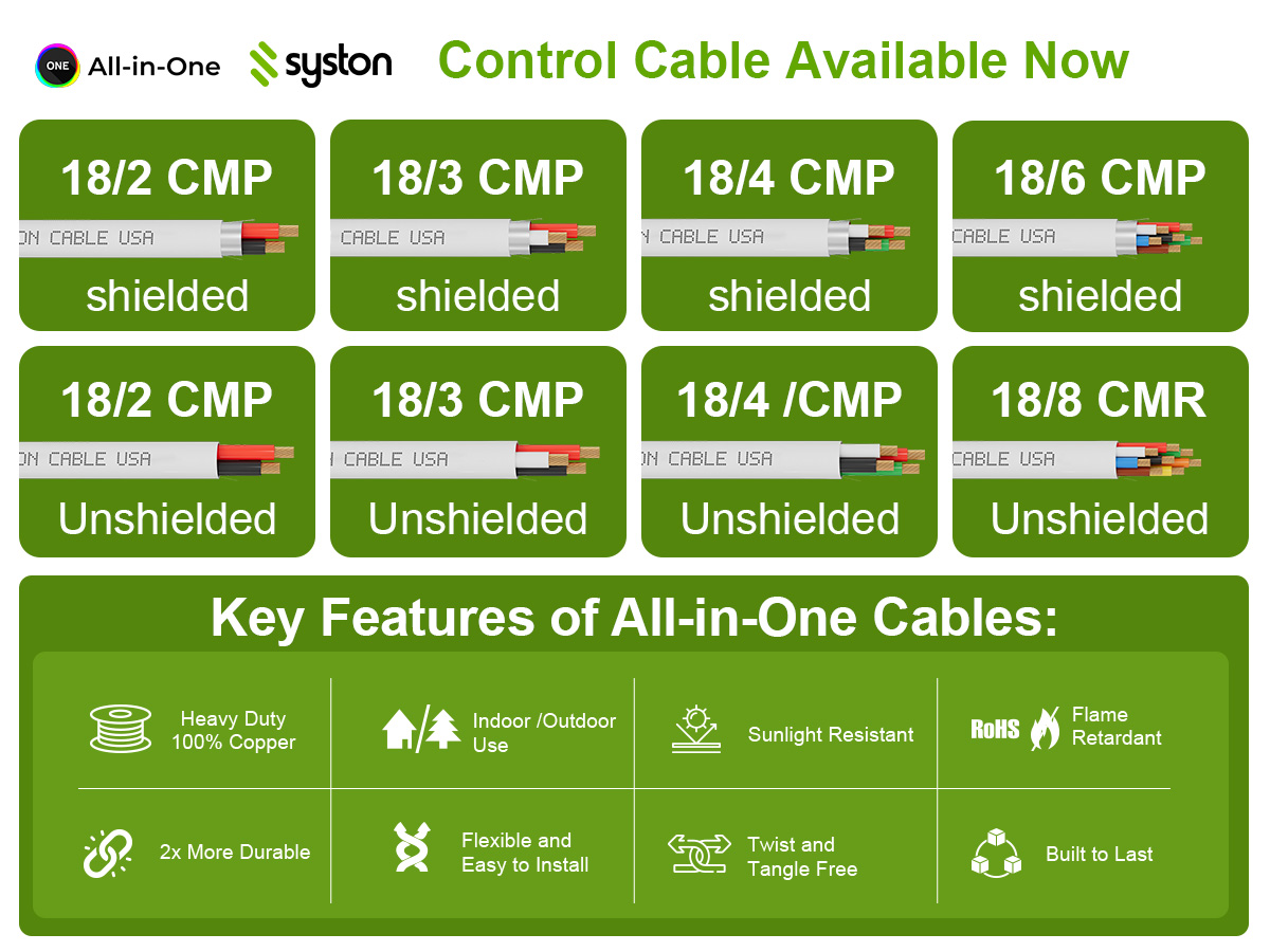 Control Cable Available Now