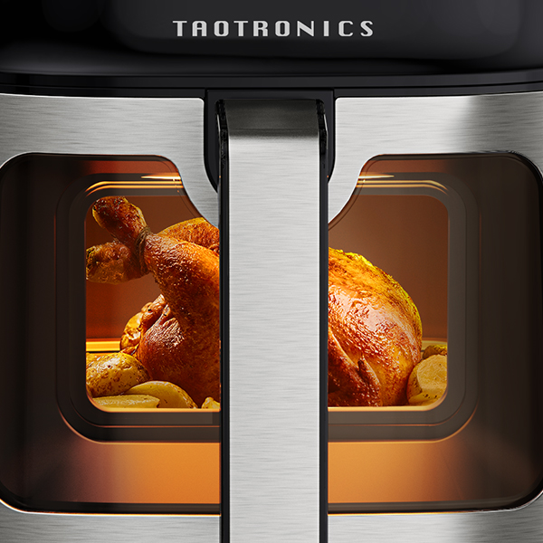 Air Fryer, Taotronics 5.3 Quart with Viewing Window, 8-in-1