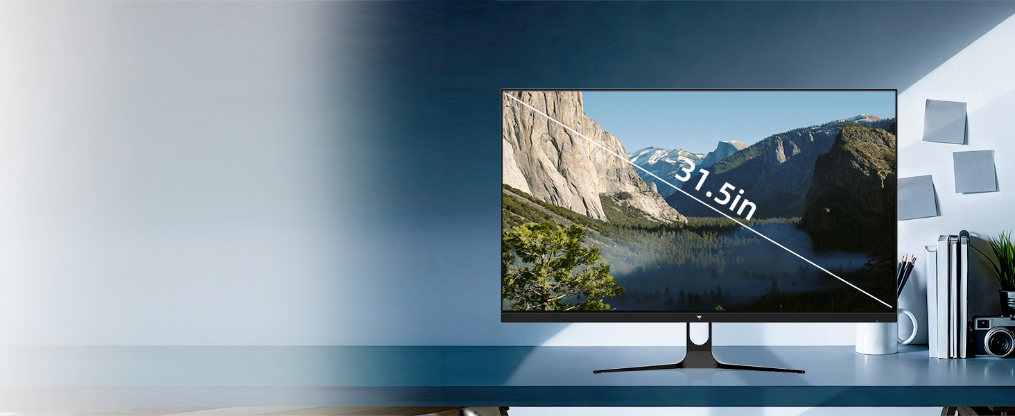 Immersive 32 inch monitor