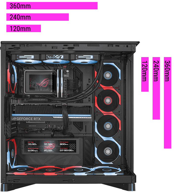 ASUS ROG Cronox EATX Full Tower Panoramic Case